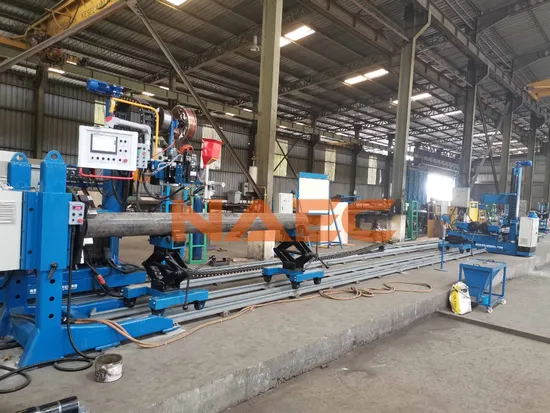 Máquina automática de solda de tubos (TIG/MIG/serra)